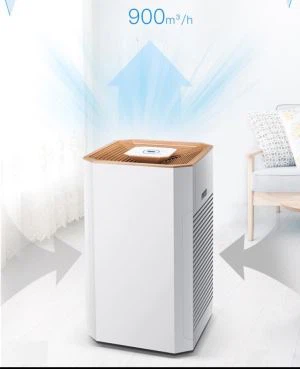 Siab CADR AIR PURIFIER Nrog Cov Huab Cua Ntsuas