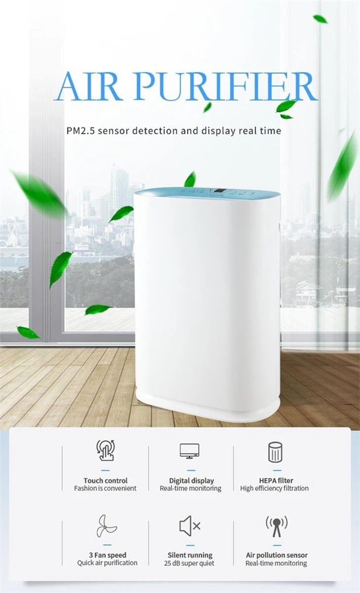 BKJ-300 Smart Air Purifier Air Quality Indicator