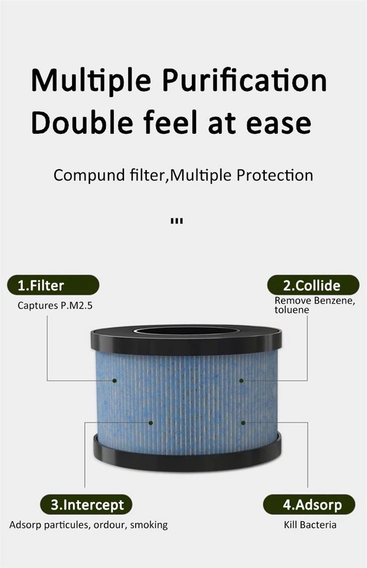 Front Touch Air Purifier BKJ-15 On Table