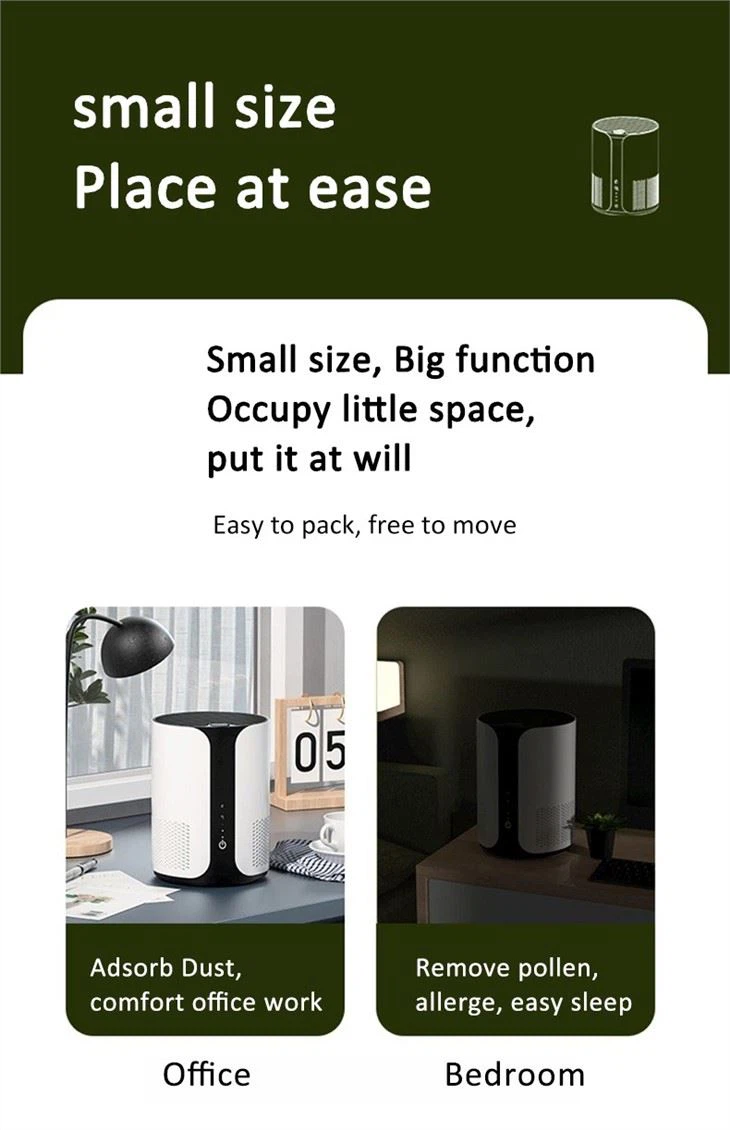 Front Touch Air Purifier BKJ-15 On Table