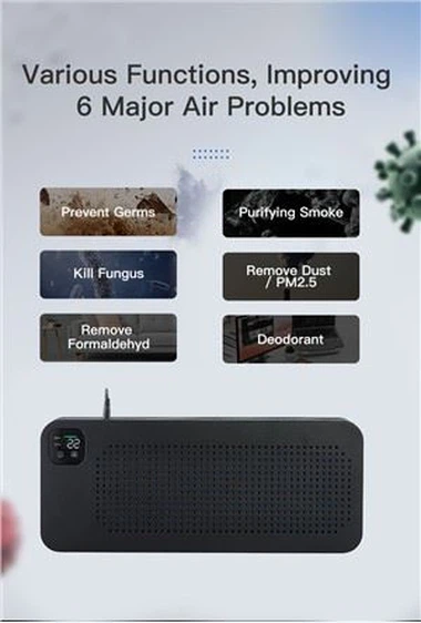 Car Air Quality Display Environmental Air Purifier