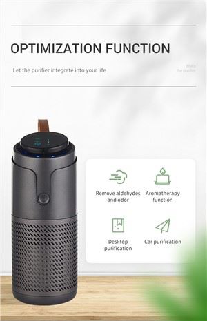 Lub Tsheb Me Me Cua Purifier Portable HEPA Lim